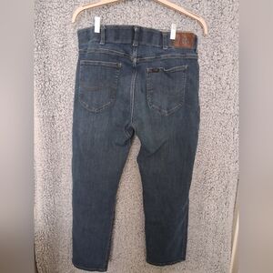Lee Dark Wash Straight-Leg Jeans